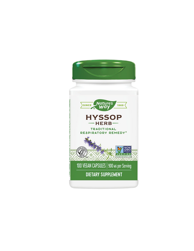 Hyssop Herb 450 mg - 100 капсули  Nature’s Way - Nutra Best Bulgaria
