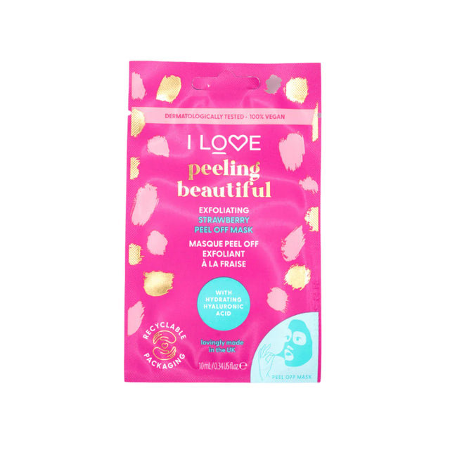 I Love, Beautiful Peeling, Peeling, Sheet Mask, For Face, 10 ml  I Love - Nutra Best Bulgaria