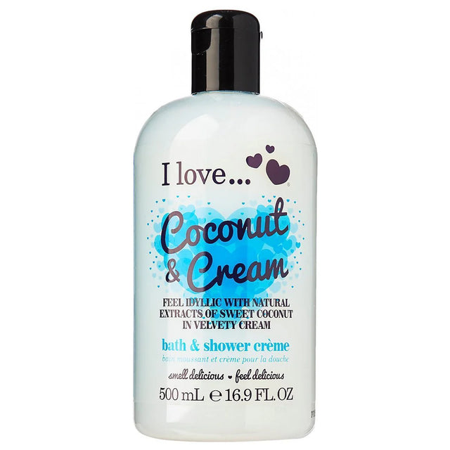 I Love, Coconut & Cream, Nourishing, Shower Cream, 500 ml  I Love - Nutra Best Bulgaria