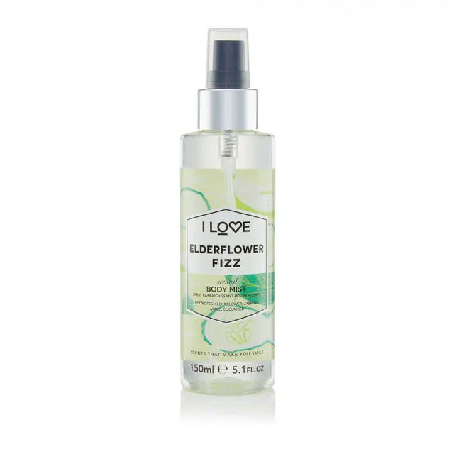 I Love Elderflower Fizz Signature Body Mist 165 ml  I Love - Nutra Best Bulgaria