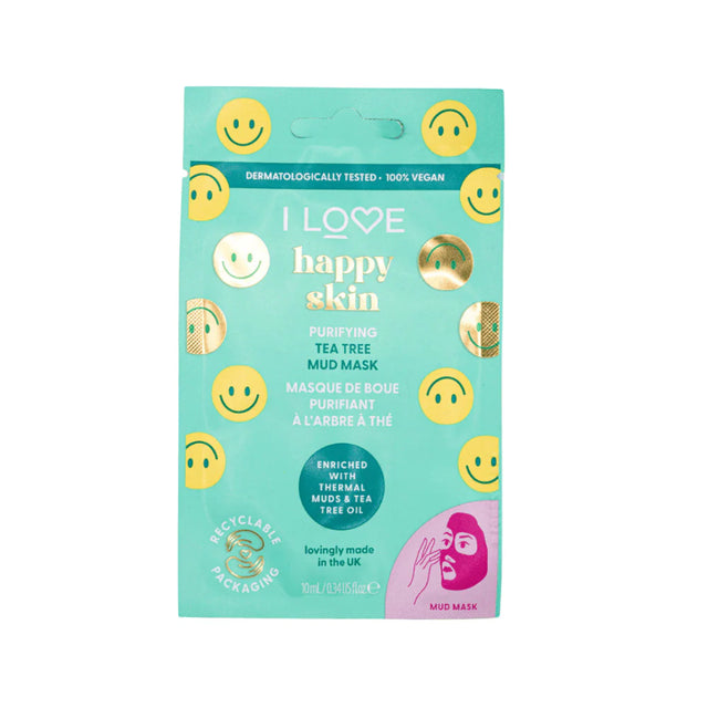 I Love, Happy Skin, Purifying, Sheet Mask, For Face, 10 ml  I Love - Nutra Best Bulgaria