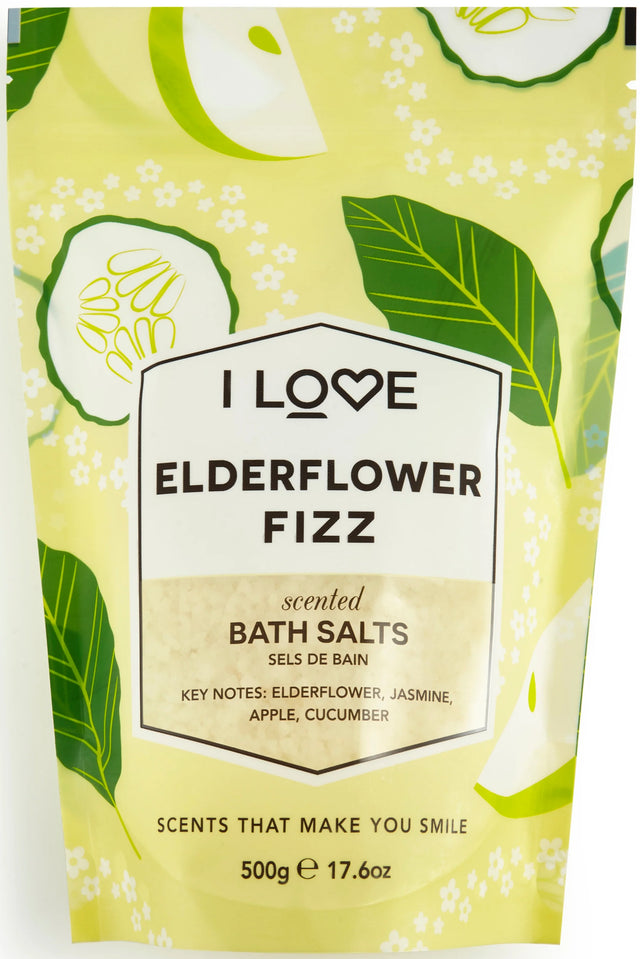I Love, Signature Collection, Elderflower Fizz, Bath Salt, 500 g  I Love - Nutra Best Bulgaria