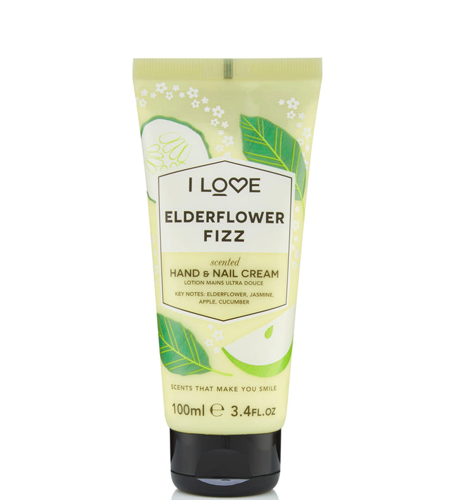 I Love, Signature Collection, Hydrating, Hand & Nail Cream, Elderflower Fizz, 100 ml  I Love - Nutra Best Bulgaria