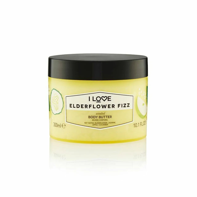 I Love, Signature Collection, Vegan, Hydrating, Elderflower Fizz, Body Butter, 330 ml  I Love - Nutra Best Bulgaria