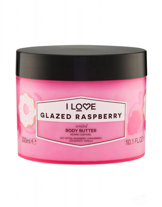 I Love, Signature Collection, Vegan, Hydrating, Glazed Raspberry, Body Butter, 330 ml  I Love - Nutra Best Bulgaria