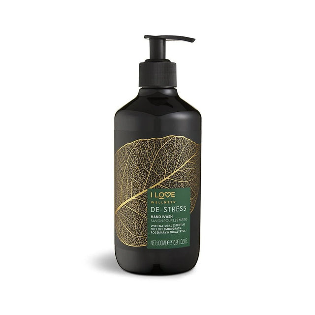 I Love, Wellness De-Stress, Lemongrass, Rosemary & Eucalyptus, Cleansing, Liquid Soap, For Hands, 500 ml  I Love - Nutra Best Bulgaria