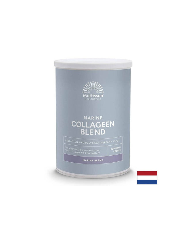 Рибен колаген тип I с витамин С и Хиалуронова киселина - Marine Collagen Peptan, 300 g  Mattisson Healthstyle - Nutra Best Bulgaria