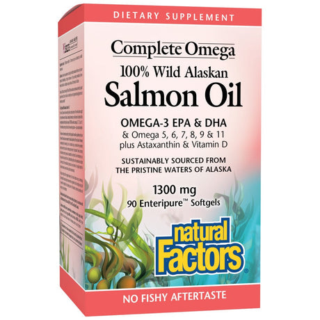 100% Wild Alaskan Salmon Oil Complete Omega - 90 Гел капсули - Nutra Best