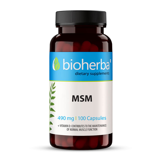 MSM 490 mg - 100 капсули - Nutra Best Bulgaria