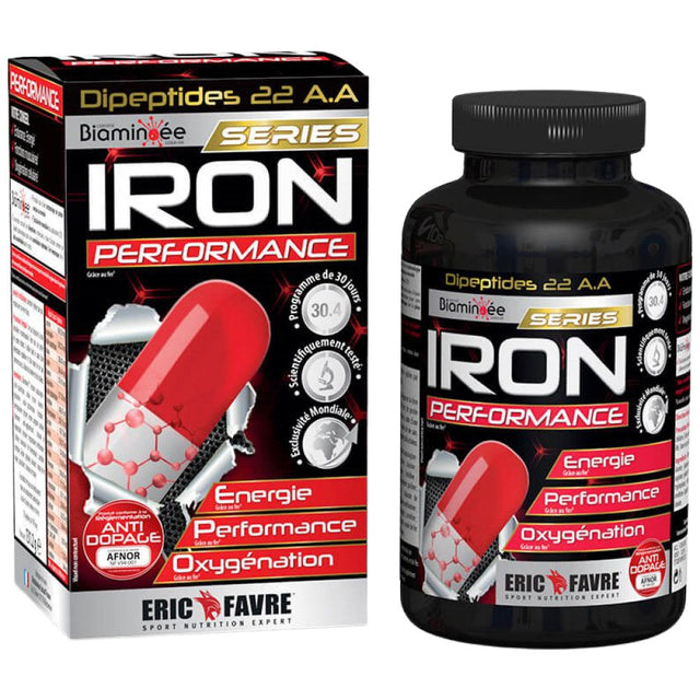 IRON | Performance EAA - Essential Amino Acids - 120 Гел капсули  Eric Favre - Nutra Best Bulgaria