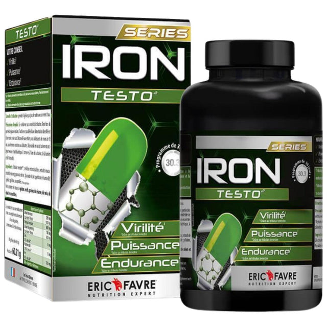 IRON | Testo Booster - 90 капсули  Eric Favre - Nutra Best Bulgaria