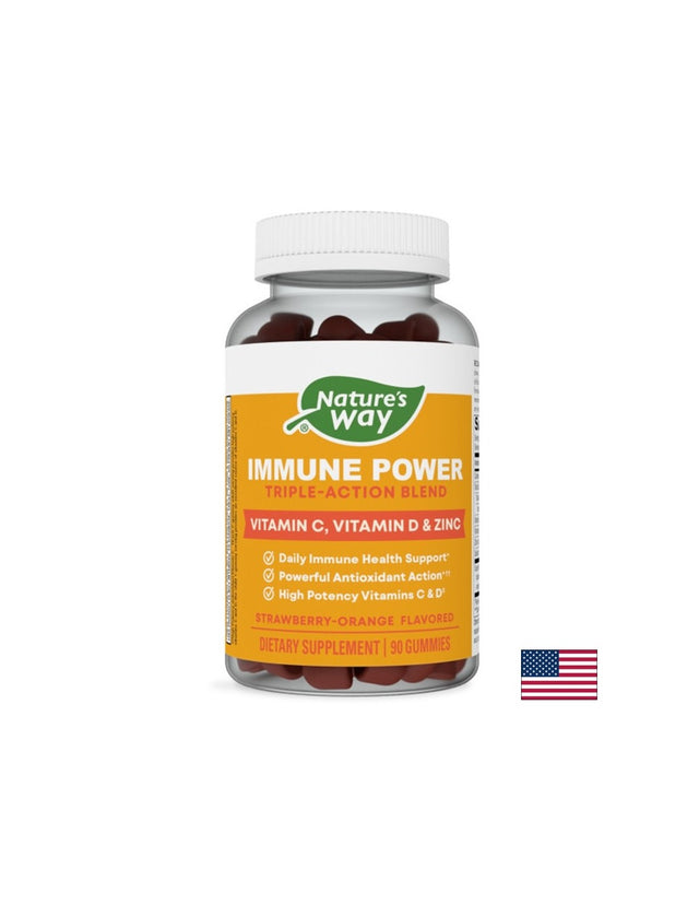 Имунитет формула - Immune Power, 90 желирани таблетки с плодов вкус  Nature’s Way - Nutra Best Bulgaria