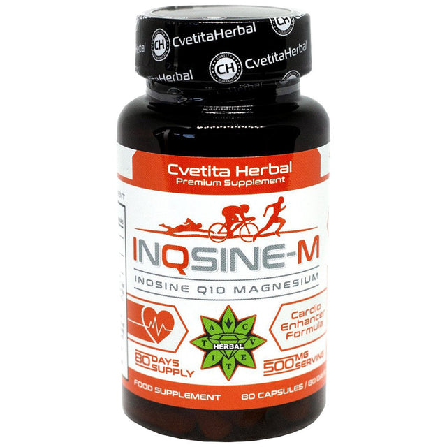 InQsine-M 500 mg - 80 капсули  Cvetita Herbal - Nutra Best Bulgaria