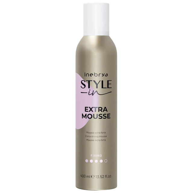 Inebrya, Style-In, Hair Styling Mousse, Fixing, Extra Strong Hold, 400 ml  Inebrya - Nutra Best Bulgaria