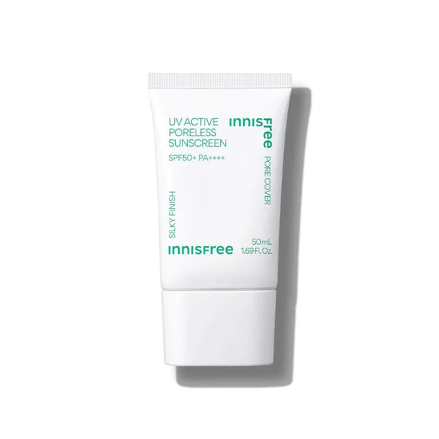 Innisfree - UV Active Poreless Sunscreen SPF50+ PA++++, 50ml  Innisfree - Nutra Best Bulgaria