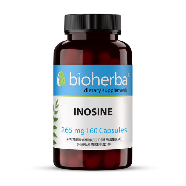 Inosine 265 mg - 60 капсули  Bioherba - Nutra Best Bulgaria