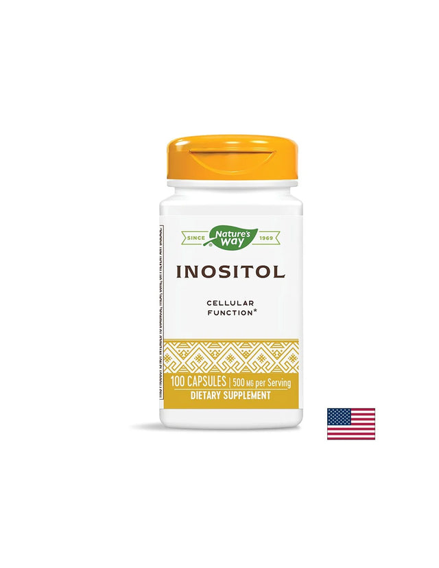 Inositol 500 mg - 100 капсули  Nature’s Way - Nutra Best Bulgaria