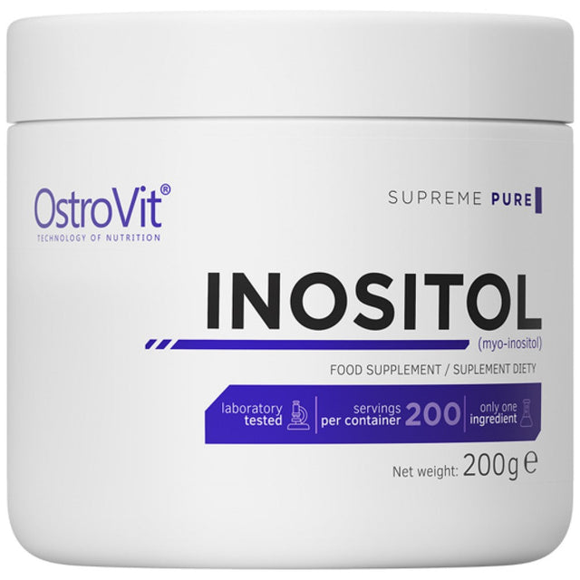 Inositol / Myo-Inositol Powder 200 грама  OstroVit - Nutra Best Bulgaria