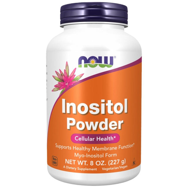 Inositol Powder - 226 грама  NOW Foods - Nutra Best Bulgaria
