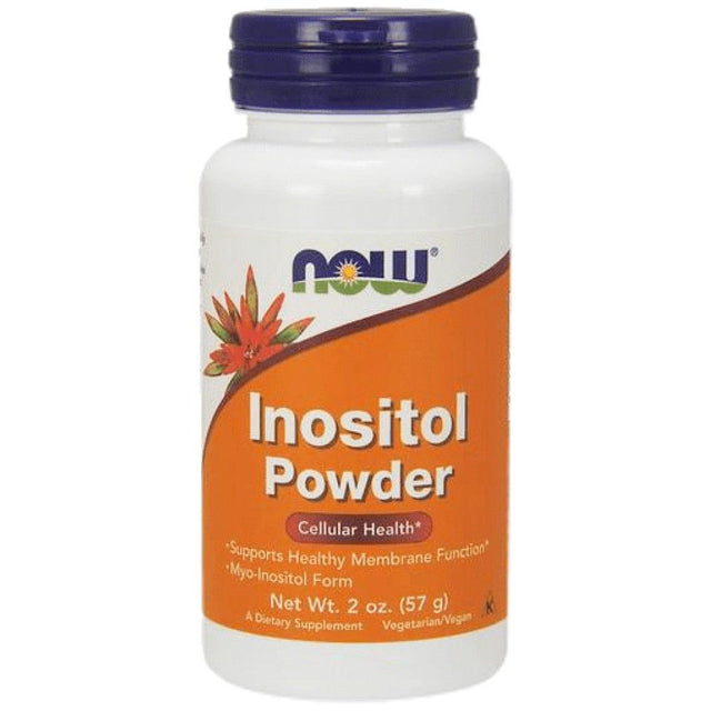 Inositol Powder - 57 грама  NOW Foods - Nutra Best Bulgaria