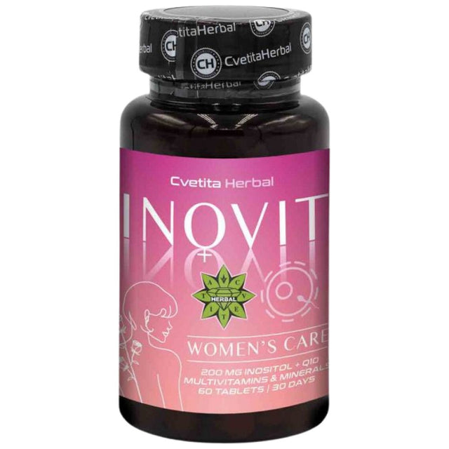Inovit 365 | Multivitamins and Minerals for Women with Coenzyme Q10 - 60 Таблетки  Cvetita Herbal - Nutra Best Bulgaria