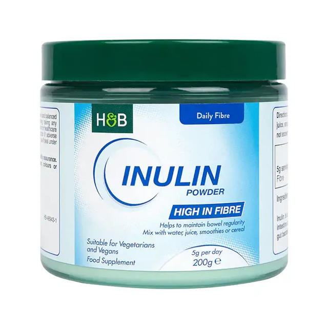 Инулин на прах (Inulin Powder) 200г Holland & Barrett  Holland and Barrett - Nutra Best Bulgaria