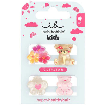 Invisibobble - Clipstar Kids Bearly Bloomed - Skřipec do vlasů ( 4 ks )  Invisibobble - Nutra Best Bulgaria