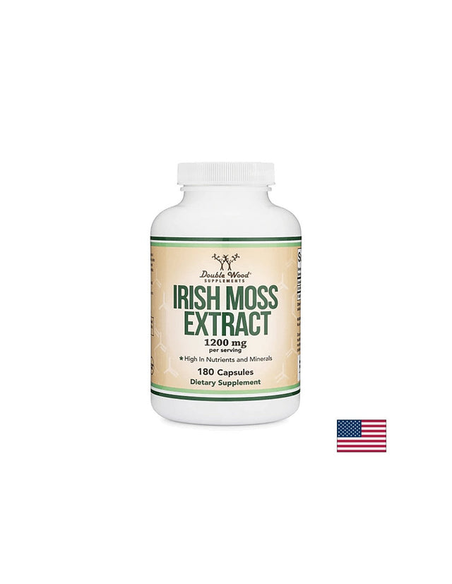 Irish sea moss - Червени водорасли (ирландски мъх), 180 капсули Double Wood  Double Wood - Nutra Best Bulgaria