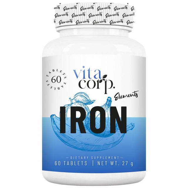 Iron 30 mg - 60 Таблетки  VitaCorp - Nutra Best Bulgaria