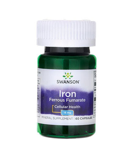Iron (Ferrous Fumarate) 18 mg - 60 капсули  Swanson - Nutra Best Bulgaria