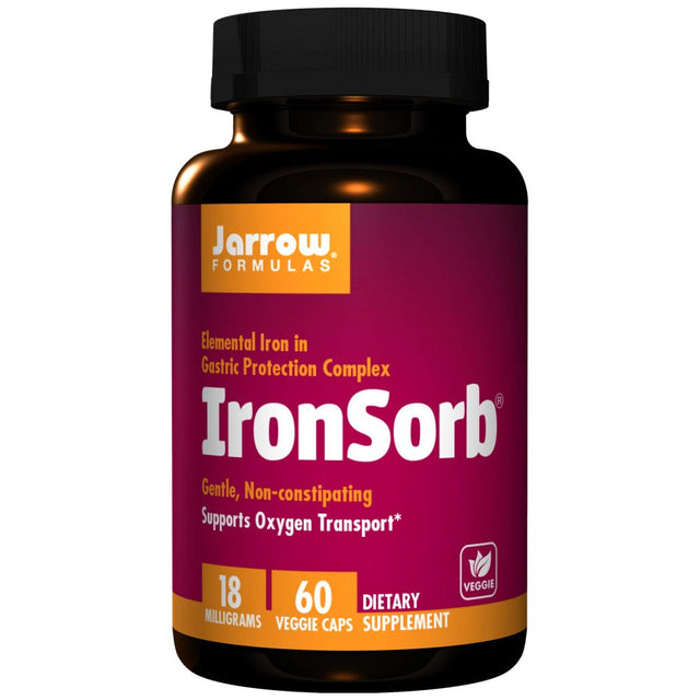 IronSorb 18 mg 60 капсули  Jarrow Formulas - Nutra Best Bulgaria