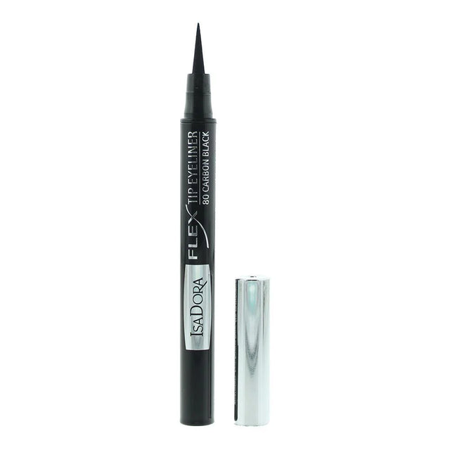 IsaDora, Flex Tip, liquid eyeliner pen, Intense, Gel Pencil Eyeliner, 80, Carbon Black, 1.2 ml  IsaDora - Nutra Best Bulgaria