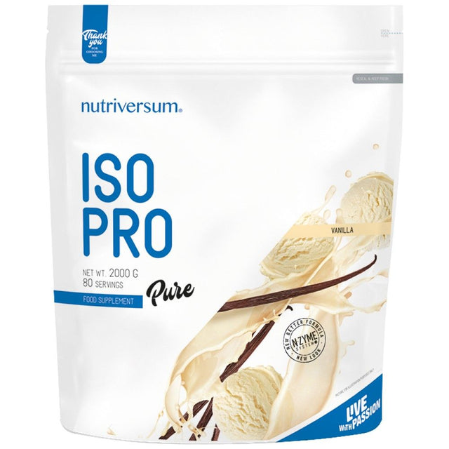 Iso Pro Pure Whey | Isolate with N-Zyme System - 2000 грама  Nutriversum - Nutra Best Bulgaria