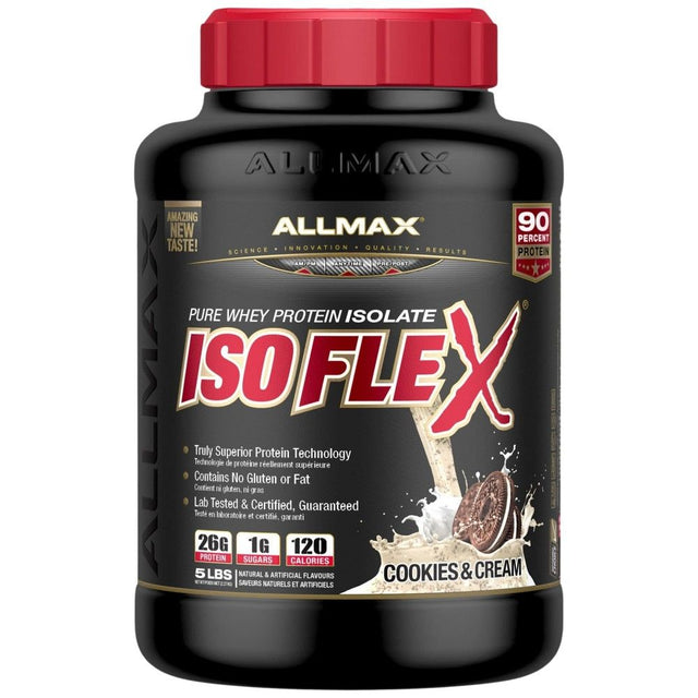 IsoFlex | Pure Whey Isolate ~ Truly Superior Protein Technology - 2272 грама  AllMax Nutrition - Nutra Best Bulgaria