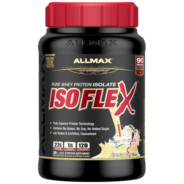 IsoFlex | Pure Whey Isolate ~ Truly Superior Protein Technology - 908 грама  AllMax Nutrition - Nutra Best Bulgaria