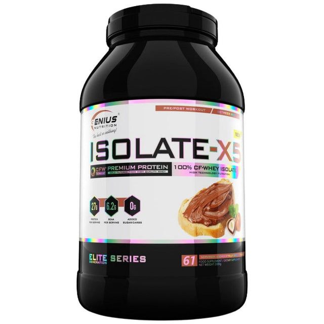 Isolate-X5 - 2000 грама  Genius Nutrition - Nutra Best Bulgaria