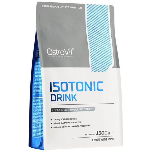 Isotonic Powder + BCAA, L-Carnitine, L-Glutamine - 1500 грама  OstroVit - Nutra Best Bulgaria