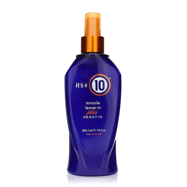 It's a 10, Miracle Deep Plus Keratin, Hair Leave-In Cream Treatment, For Hydration, 295.7 ml  It`s a 10 - Nutra Best Bulgaria