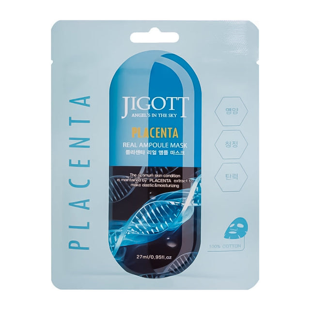JIGOTT PLACENTA Real Ampoule Mask 27 ml  Jigott - Nutra Best Bulgaria