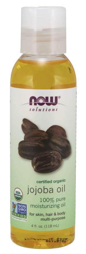 Био масло от жожоба - JOJOBA OIL ORGANIC - 118 ml  NOW Foods - Nutra Best Bulgaria