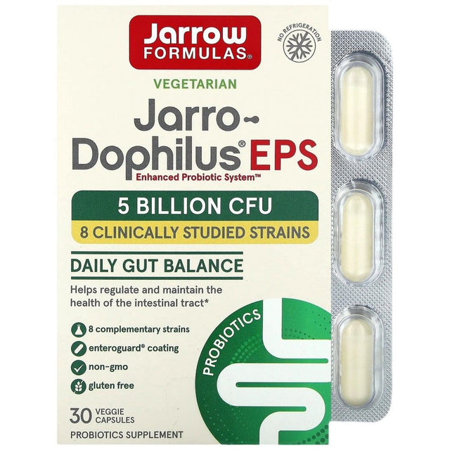Jarro-Dophilus EPS - 30 капсули  Jarrow Formulas - Nutra Best Bulgaria