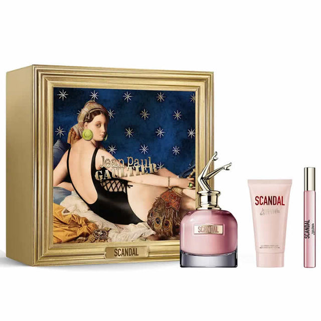 Jean Paul Gaultier Scandal Eau De Perfume Spray 80ml Set 3 Pieces  JEAN PAUL GAULTIER - Nutra Best Bulgaria