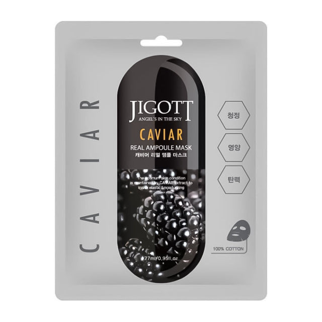 Jigott Caviar Real Ampoule Mask 27 ml  Jigott - Nutra Best Bulgaria