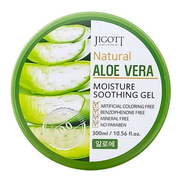 Jigott Natural Aloe Vera Moisture Soothing Gel 300 ml  Jigott - Nutra Best Bulgaria