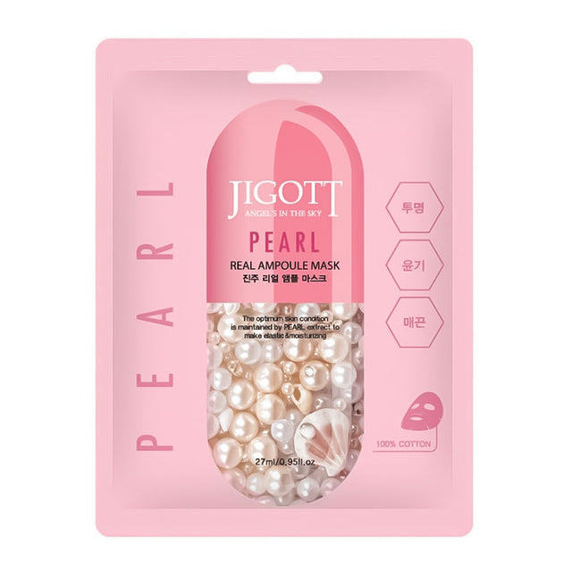 Jigott Pearl Real Ampoule Mask 27 ml  Jigott - Nutra Best Bulgaria