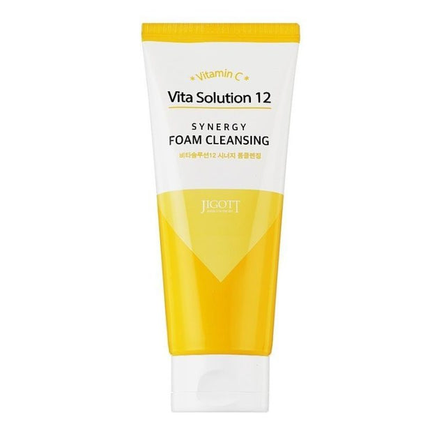 Jigott - Vita Solution 12 Synergy Foam Cleansing, 180ml  Jigott - Nutra Best Bulgaria