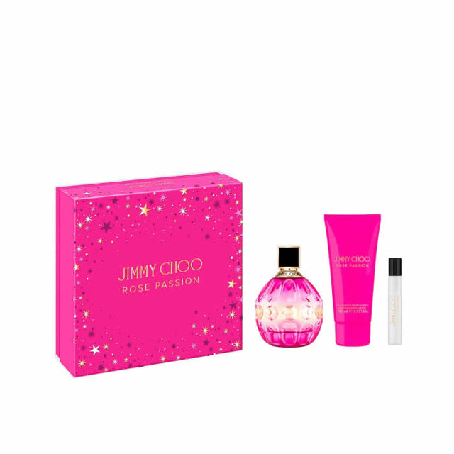 Jimmy Choo Rose Passion Eau De Perfume Spray 100ml Set 3 Pieces - Feel You