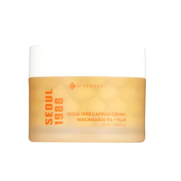 K-SECRET - Seoul 1988 Capsule Cream: Niacinamide 5% + Yuja, 50ml - Nutra Best