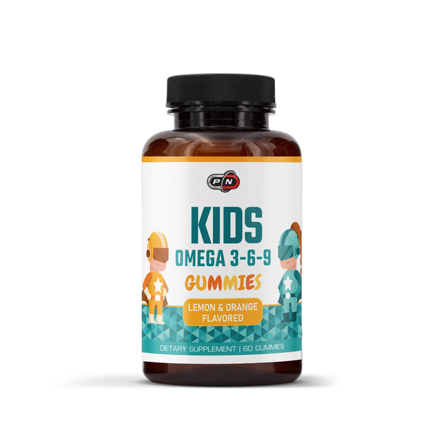 KIDS OMEGA 3-6-9 LEMON & ORANGE - 60 Gummies  Pure Nutrition - Nutra Best Bulgaria