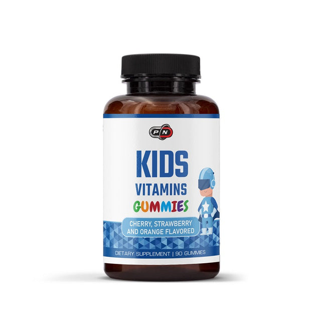 KIDS VITAMINS CHERRY, STRAWBERRY AND ORANGE - 90 Gummies  Pure Nutrition - Nutra Best Bulgaria